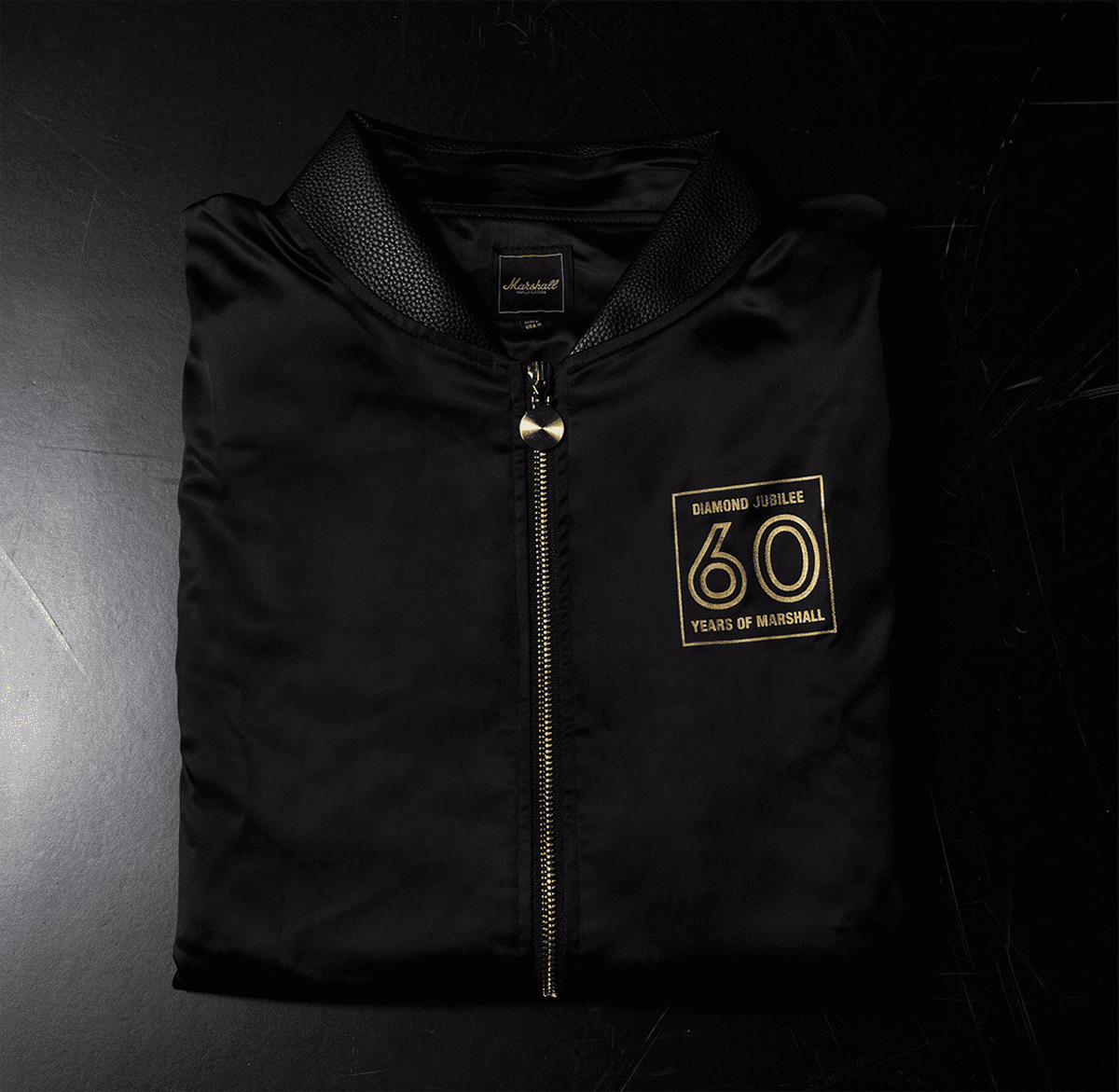 "XXL" 60th Jubiläums-Satin-Bomberjacke