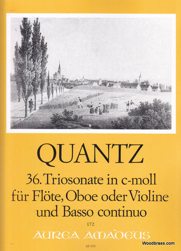 Quz J.J. - Trio Sonata No. 36 In C Minor Qv 2:Anh. 5 - Flute (Oboe) Violin And Basso Continuo