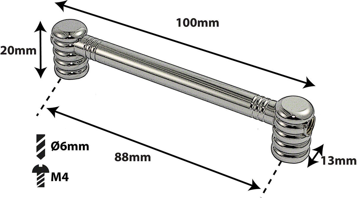 TL5D88 -SPANNBCKCHEN TUBELUG - 88MM - DOPPELTE SPANNSCHRAUBEN (X1)