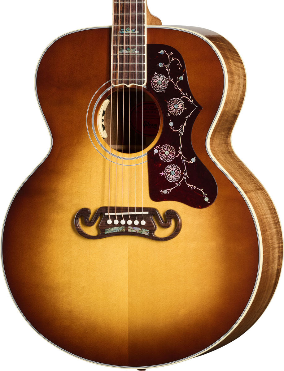 SJ-200 Elegant Koa Honig-Burst Modern