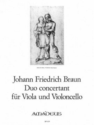 BRAUN J.F. - DUO CONCERTANT IN ES-DUR - ALTO & VIOLONCELLE