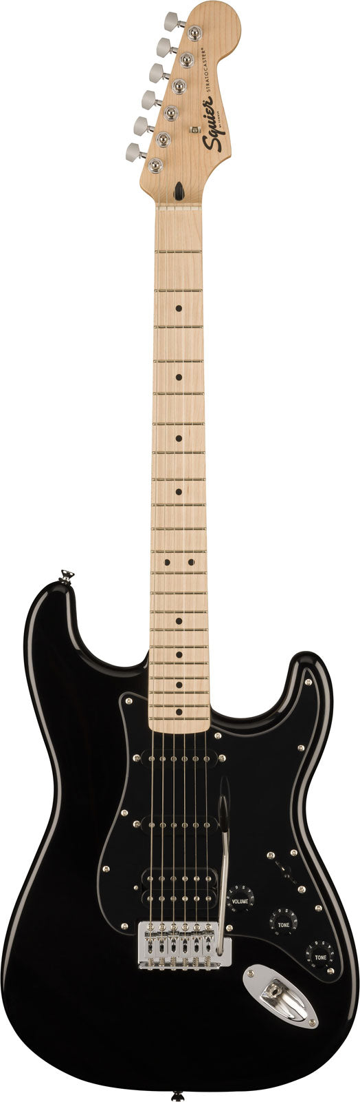 Stratocaster HSS Sonic MN Schwarz