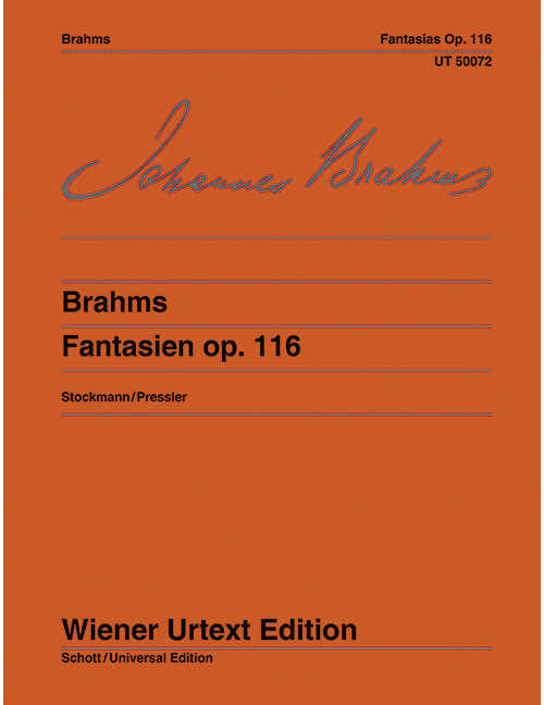 BRAHMS J. - FANTASIES OP.116 - PIANO