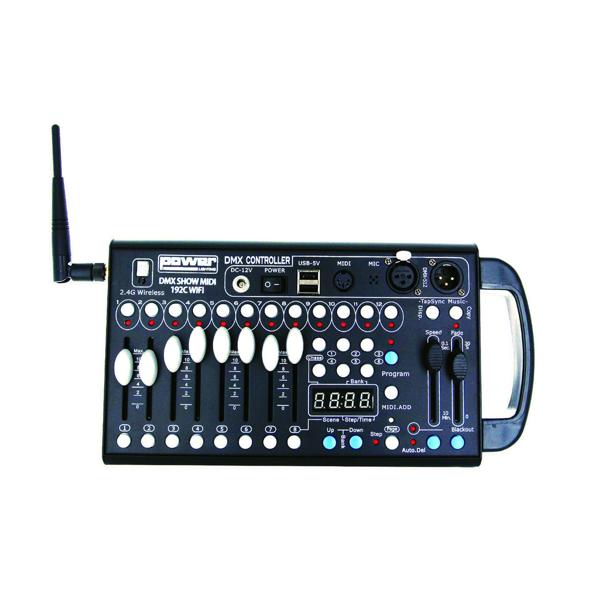 SHOWMID192c W - DMX-MIDI-Konsole 192 Kanäle - Überholt