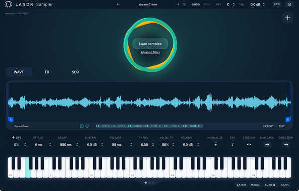 Landr Sampler