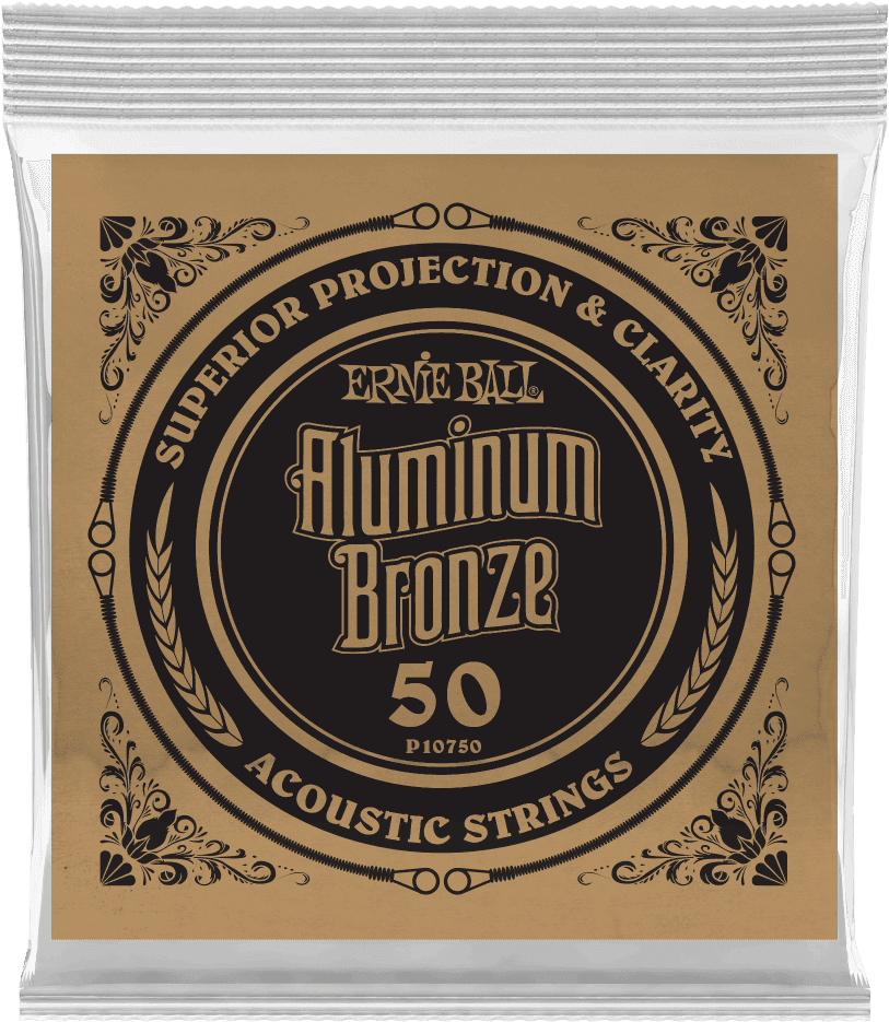 .050 ALUMINUM BRONZE WOUND ACOUSTIC GUITAR STRINGS