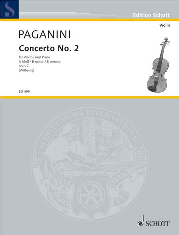 Paganini Niccolo - Concerto No 2 B Minor Op 7 - Violin And Orchestra