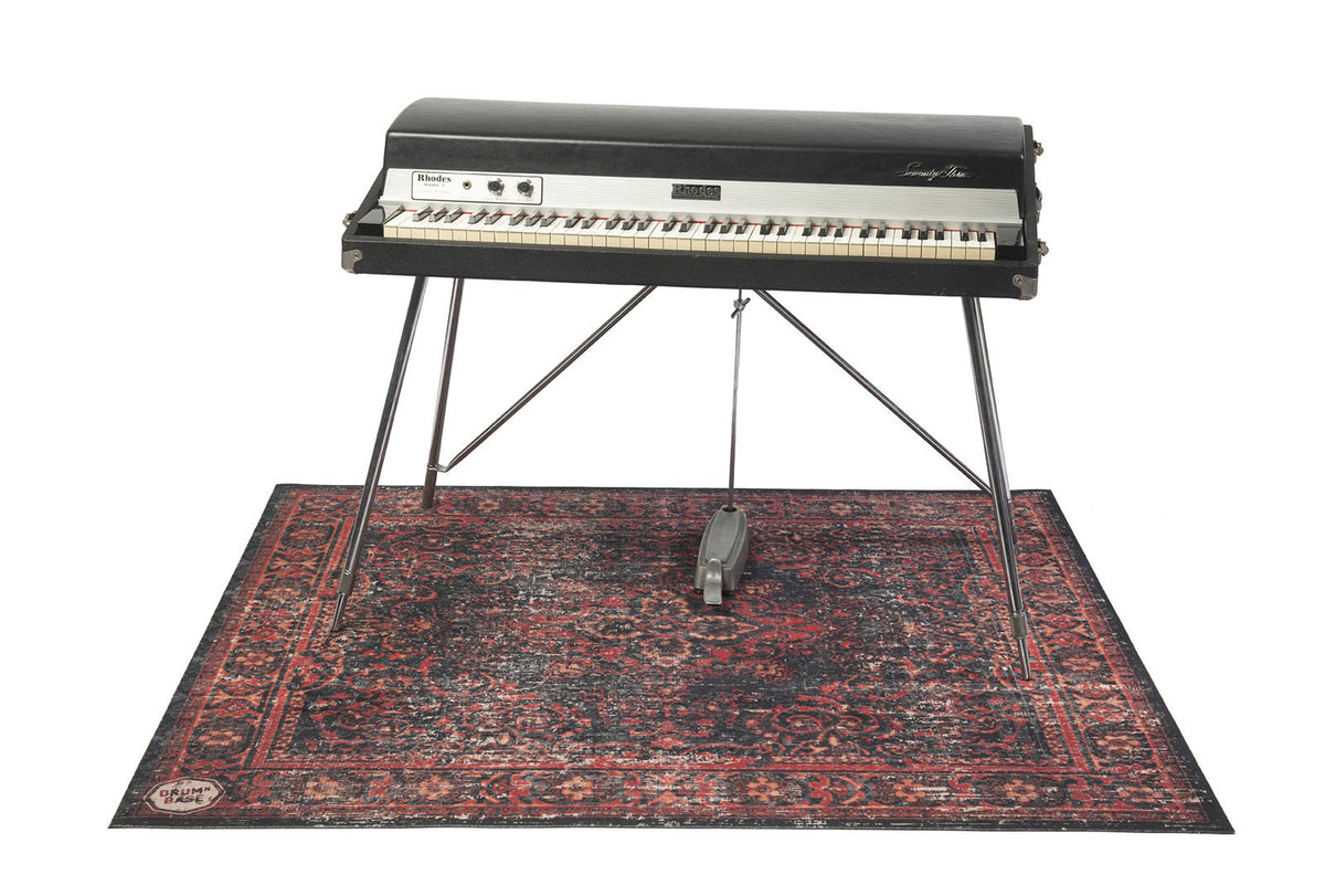 VPCLB-BLR Teppich Vintage Persian Club Series 1.63 X 1.42M Rutschfest Schwarz Rot