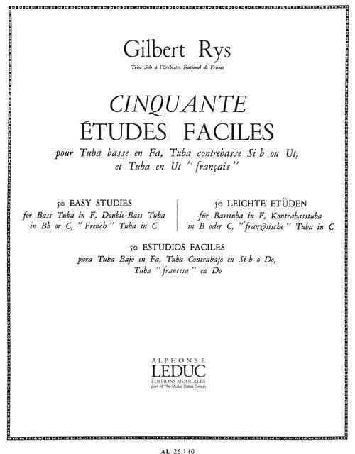 Gilbert Rys: 50 Etudes faciles