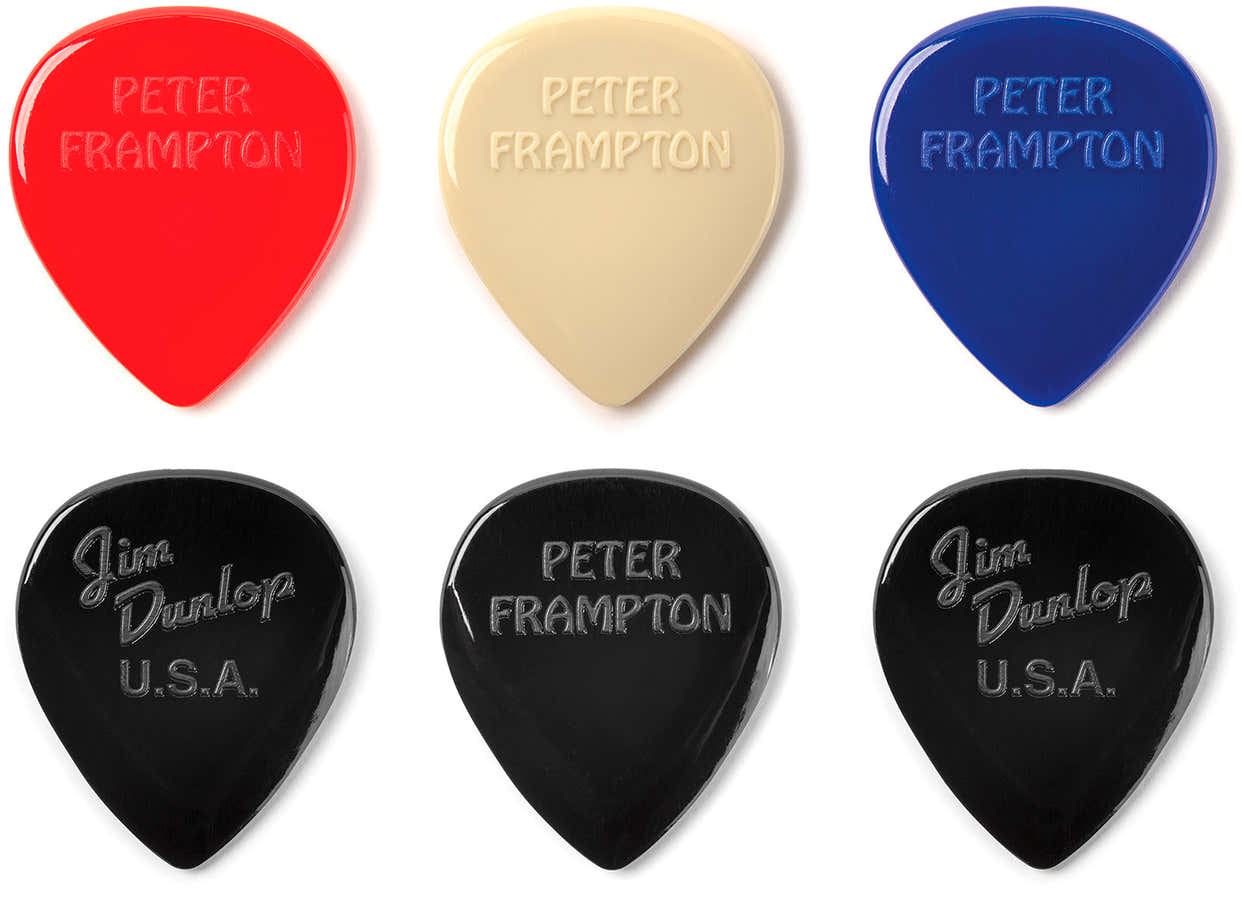 6 x 2,08mm Peter Frampton Vintage Jazz Teardrop Sortiert