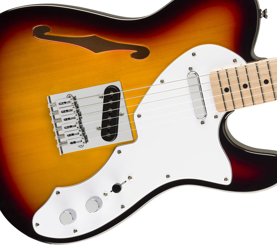 Telecaster Thinline Affinity MN 3-Farben Sunburst