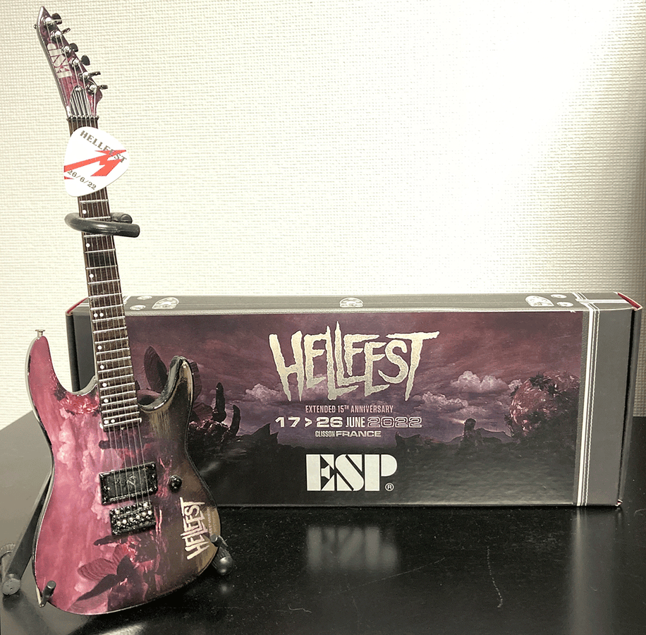 MINI GUITAR ESP X HELLFEST 2022 - 15TH ANNIVERSARY