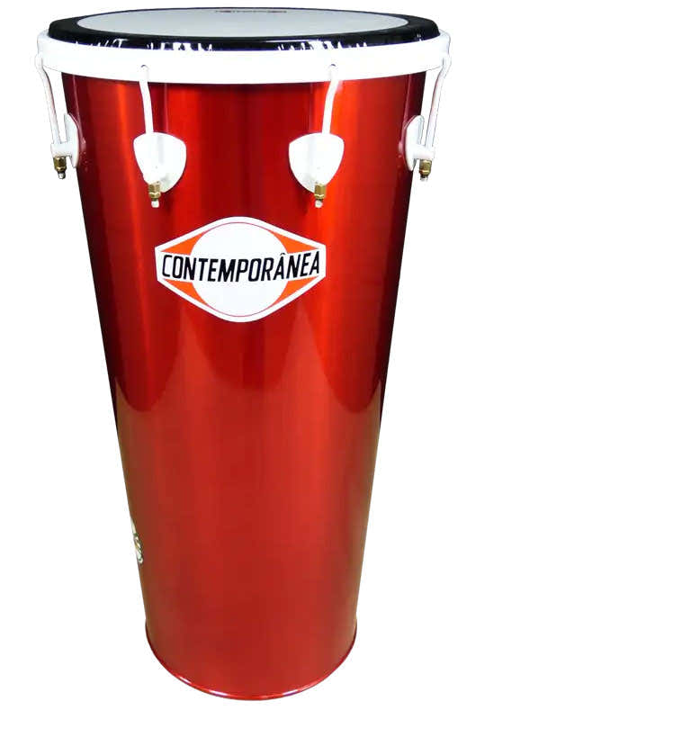 Timbal 14" x 70cm Aluminium - 8 Spannstäbe - Rote Edition ALEGRIA - Pro