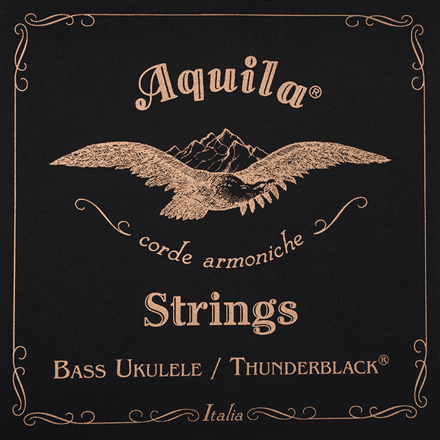Thunderblack Saiten-Set für Bass-Ukulele EADG