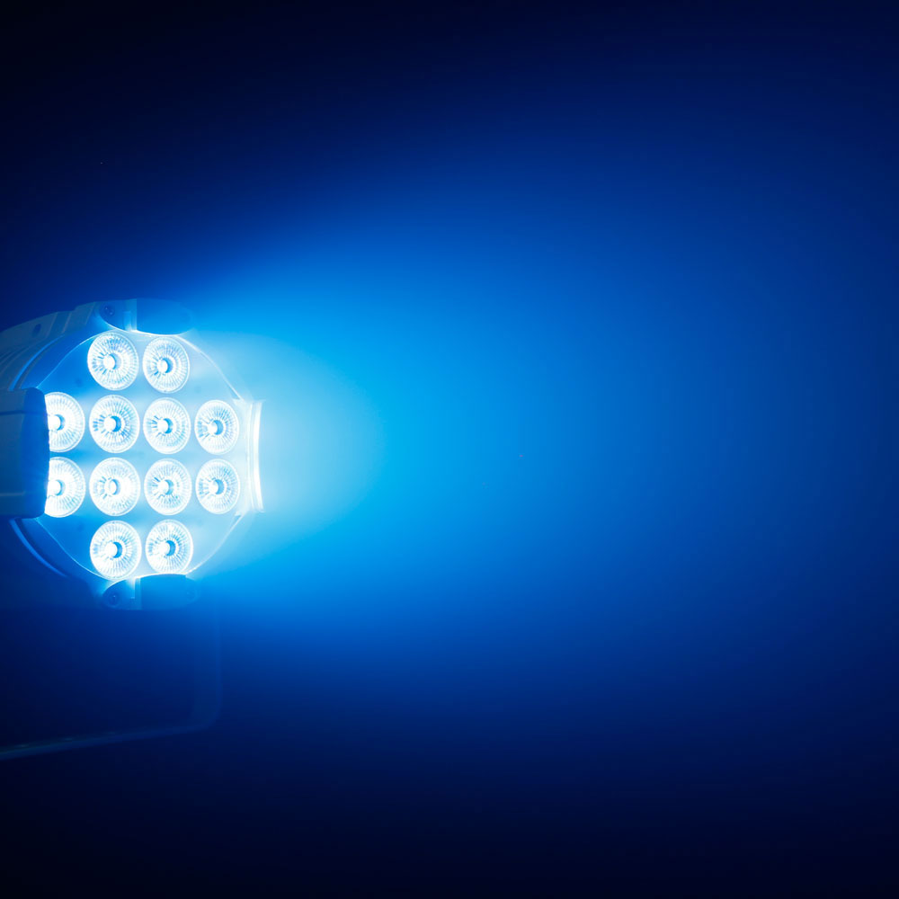 Studio PAR 64 CAN RGBWA + UV 12 W WH - PAR-Scheinwerfer 12 W LED RGBWA + UV 12 W Weißes Gehäuse