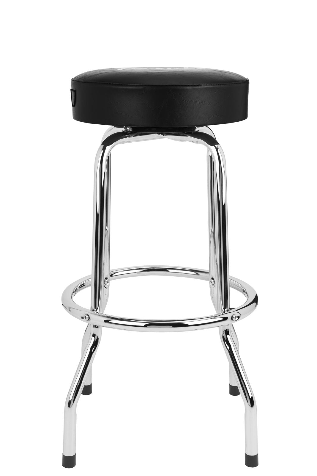 Spaghetti Logo Pick Pouch Barstool Black-Chrome 30"