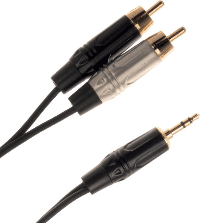 JUSTJ352RCA2 CABLE JUST MINIJACK STEREO 2 X RCA 2 M