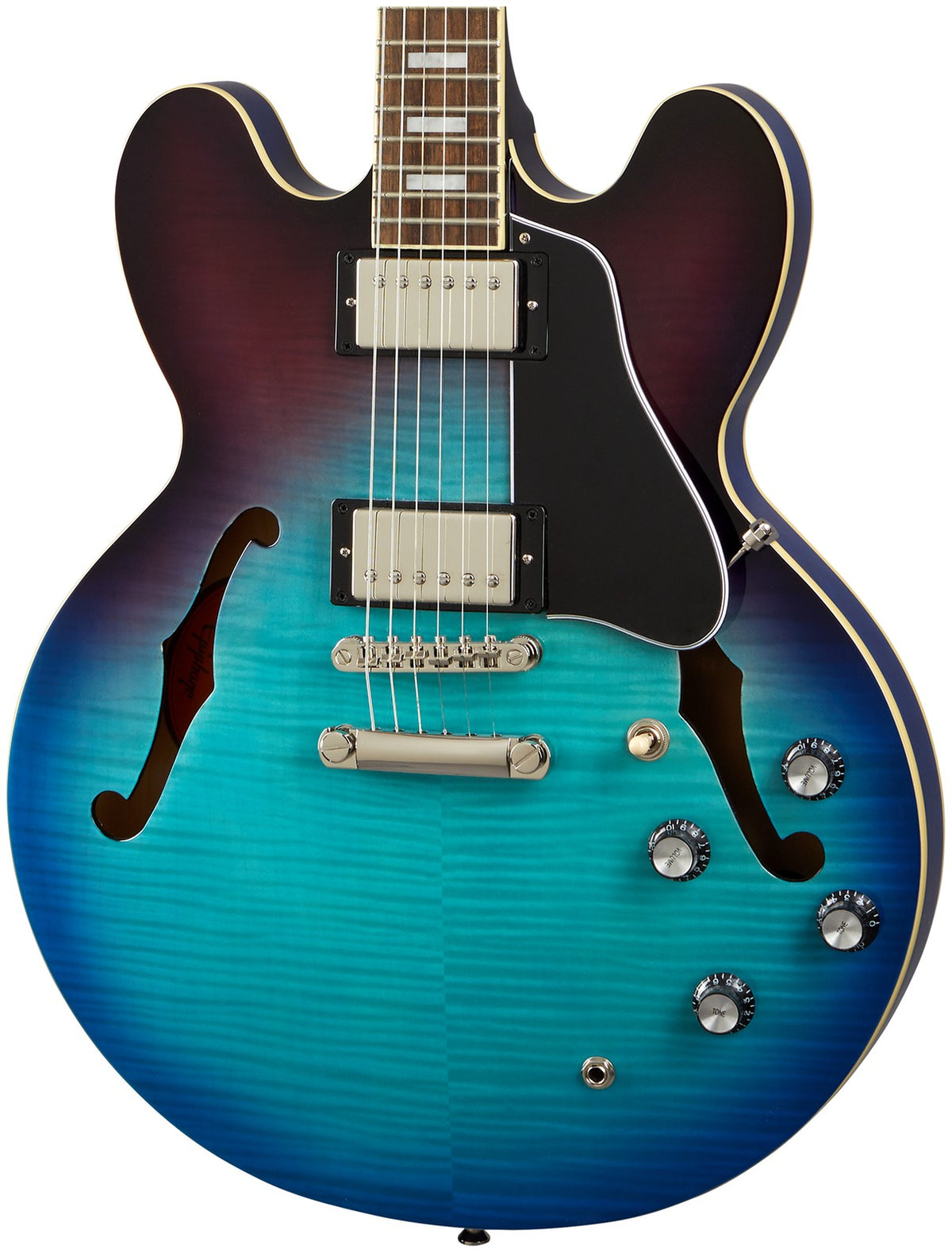 ES-335 Geflammt Blaubeer-Verlauf IBG