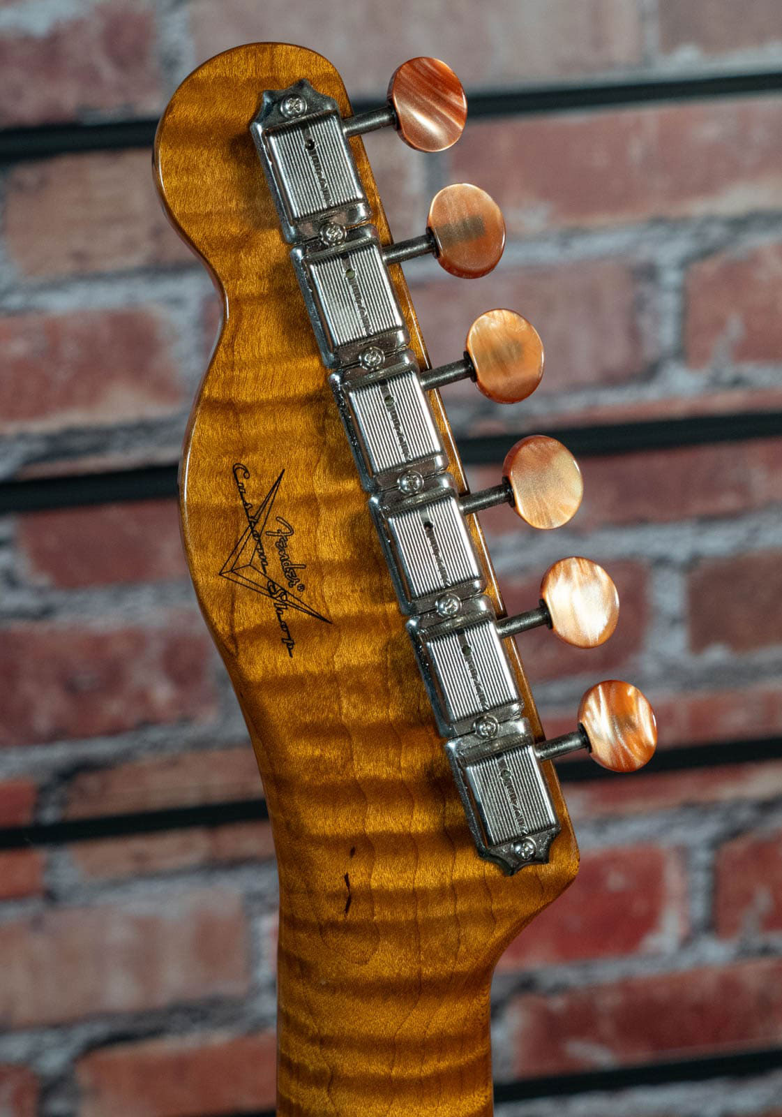 Telecaster Dual P90 Ahornmaser NOS Gealtertes Natur Artisan