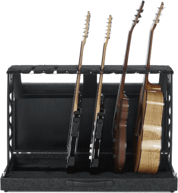 Zusammenklappbarer Ständer für 6 Gitarren