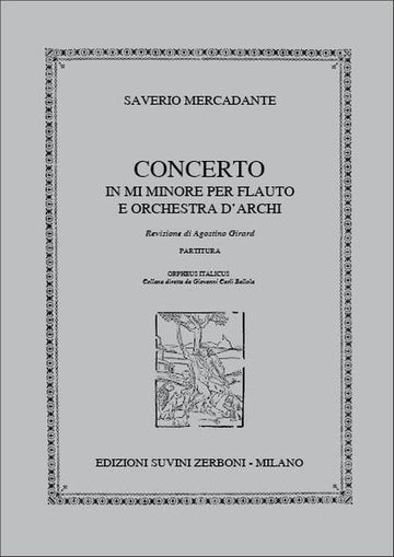 Mercadante S. - Concerto E-moll Op.57 - Flute et Piano