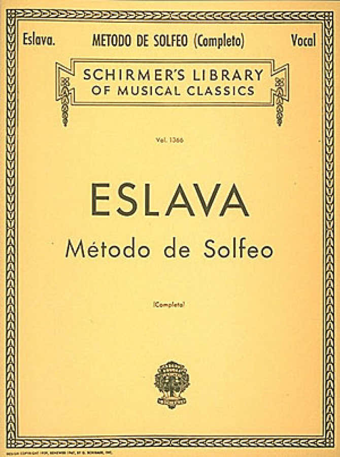 ESLAVA HILARION - METODO DE SOLFEO
