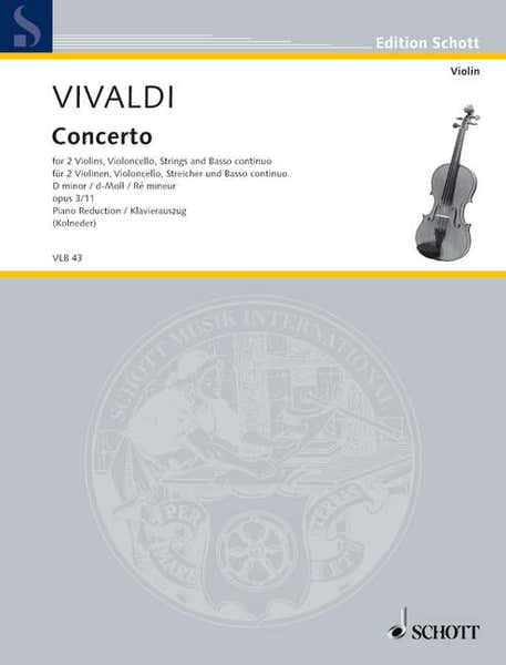 VIVALDI A. - L'ESTRO ARMONICO OP. 3/11 RV 565 / PV 250
