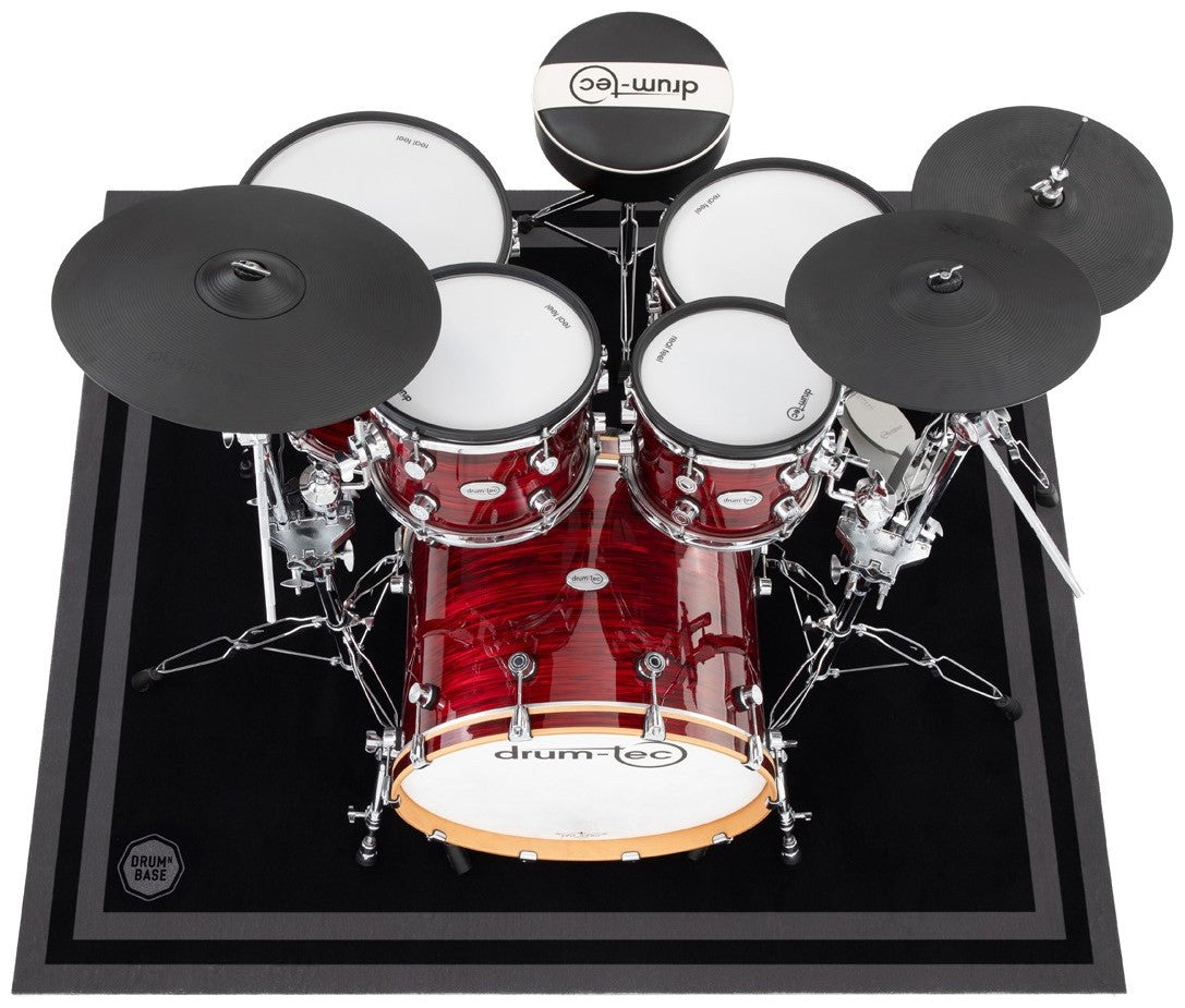 Freie Aufhà¤ngung & 27dB Trittschallreduzierung - Drumteppich 1.85 x 1.65m - Stage Black