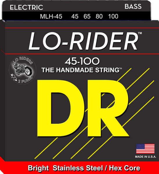 Dr Strings MLH-45 LO-rider Brillant 45-100