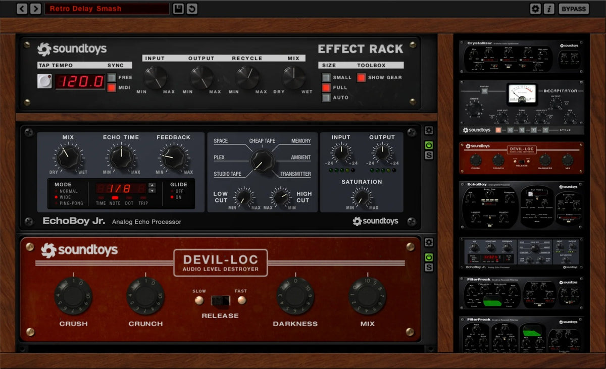 Soundtoys Effekt-Rack