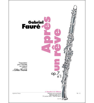 Après Un Rêve Op.7 No.1