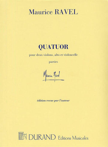 Ravel M. - Quatuor A Cordes