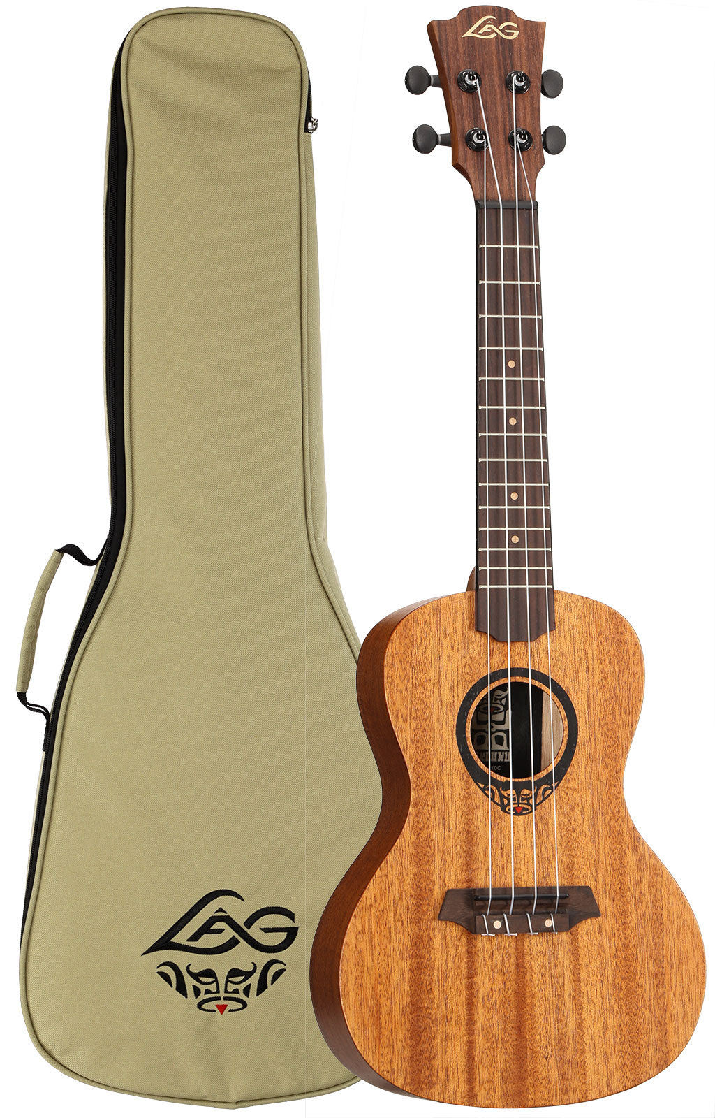 Tiki Tku110C Konzert-Ukulele mit schlankem gewölbtem Boden