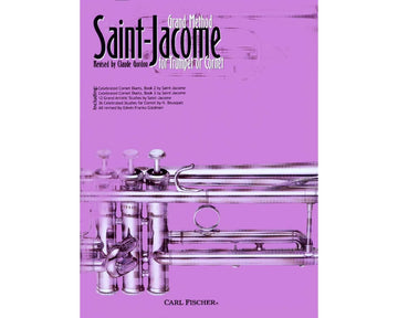 SAINT-JACOME LOUIS - GRAND METHOD FOR TRUMPET OR CORNET (RELIURE SPIRALE)