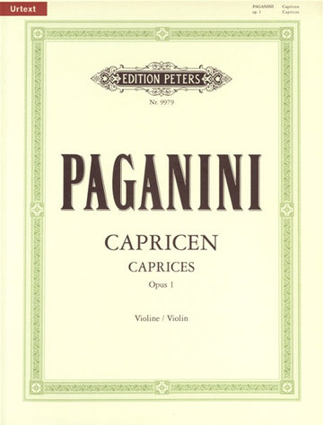 Paganini Nicolo - 24 Caprices Op.1 - Violin