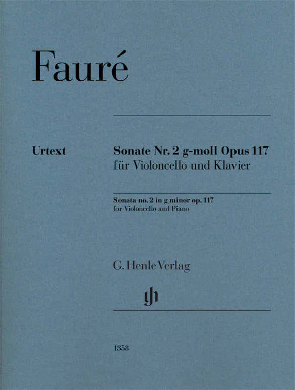 Faure Gabriel - Sonate N°2 Op.117 - Cello & Klavier