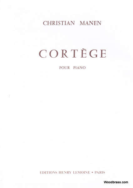 Manen Christian - Cortege - Piano