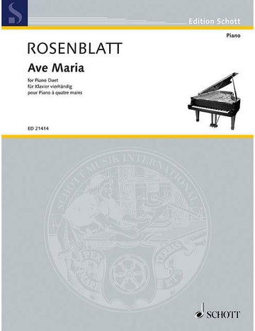 ROSENBLATT A. - AVE MARIA - PIANO