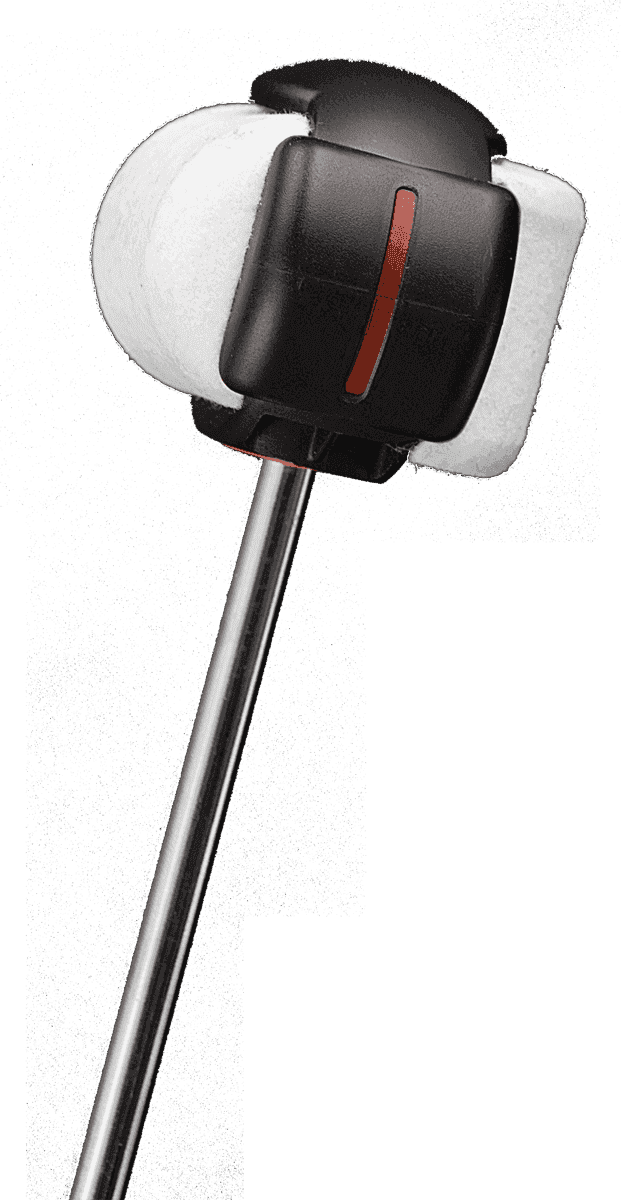Pearl B-250QB - BASS DRUM BEATER FELT/PLASTIC 4 SIDES