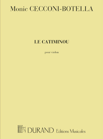 CECCONI-BOTELLA M. - LE CATIMINOU - VIOLON