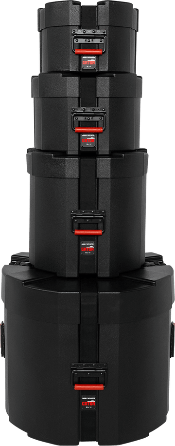 Set Geformter Etuis Für Fusion-Schlagzeug 20"