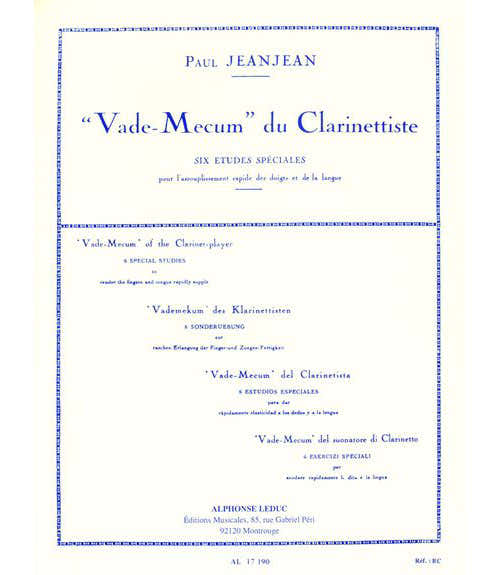 Jeanjean P. - Vademecum Du Clarinettiste - Etudes