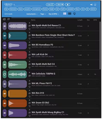 Cosmos Sample Finder