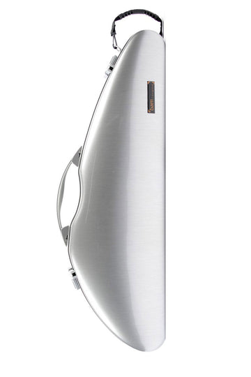Geigenetui 4/4 Hightech La Défense Slim - Gebürstetes Aluminium
