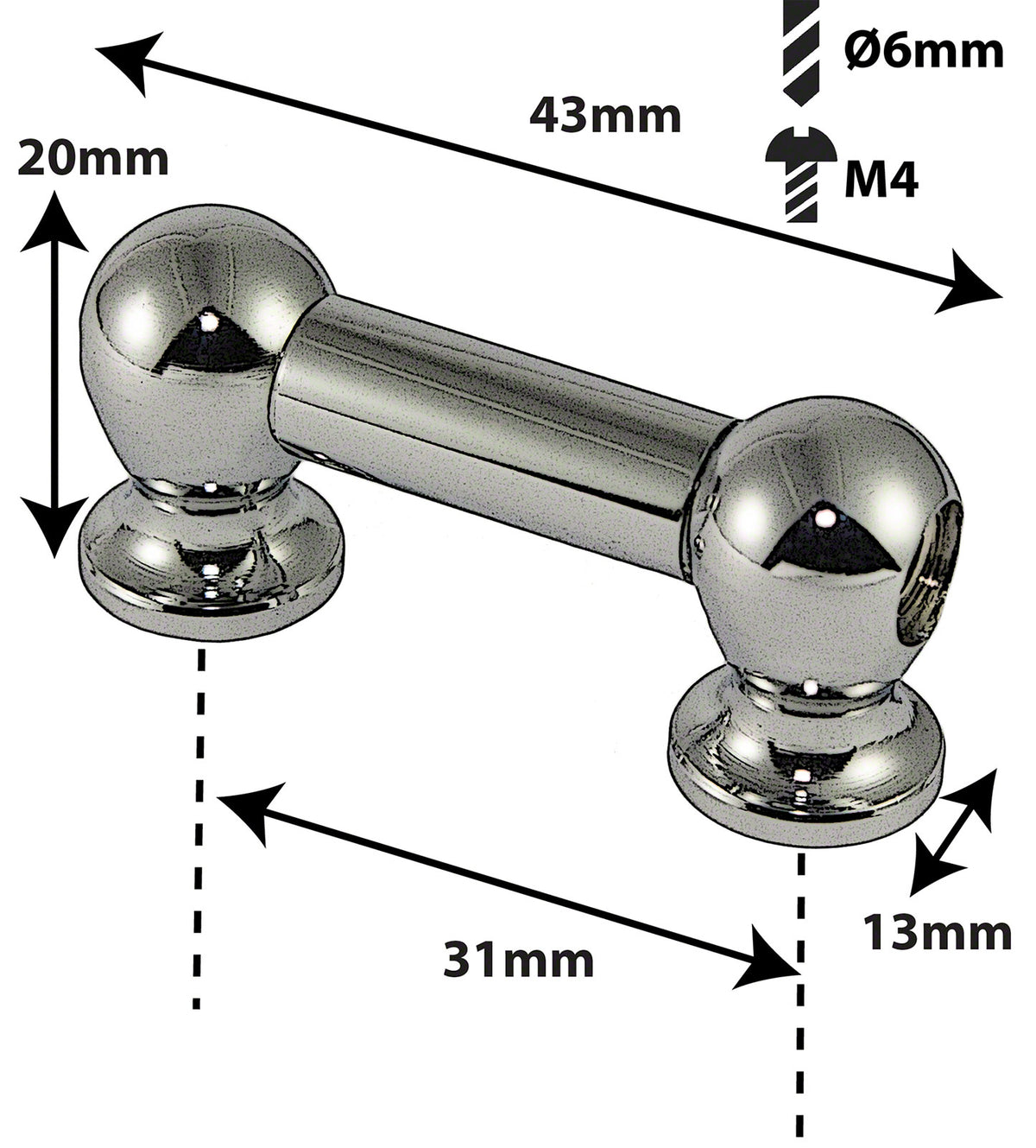 TL1D31 - SPANNBCKCHEN TUBELUG -31MM - DOPPELTE SPANNSCHRAUBEN (X1)