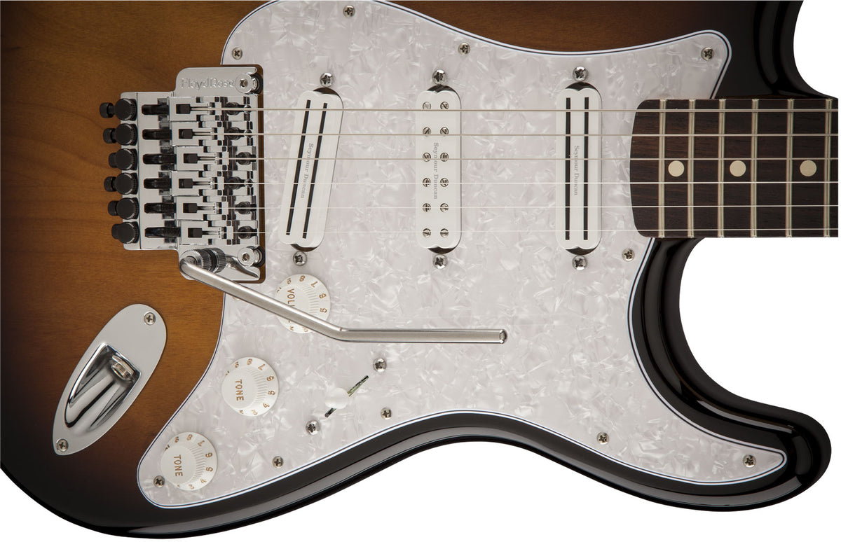 Stratocaster Signature Dave Murray RW 2-Farben Sunburst - Generalüberholt