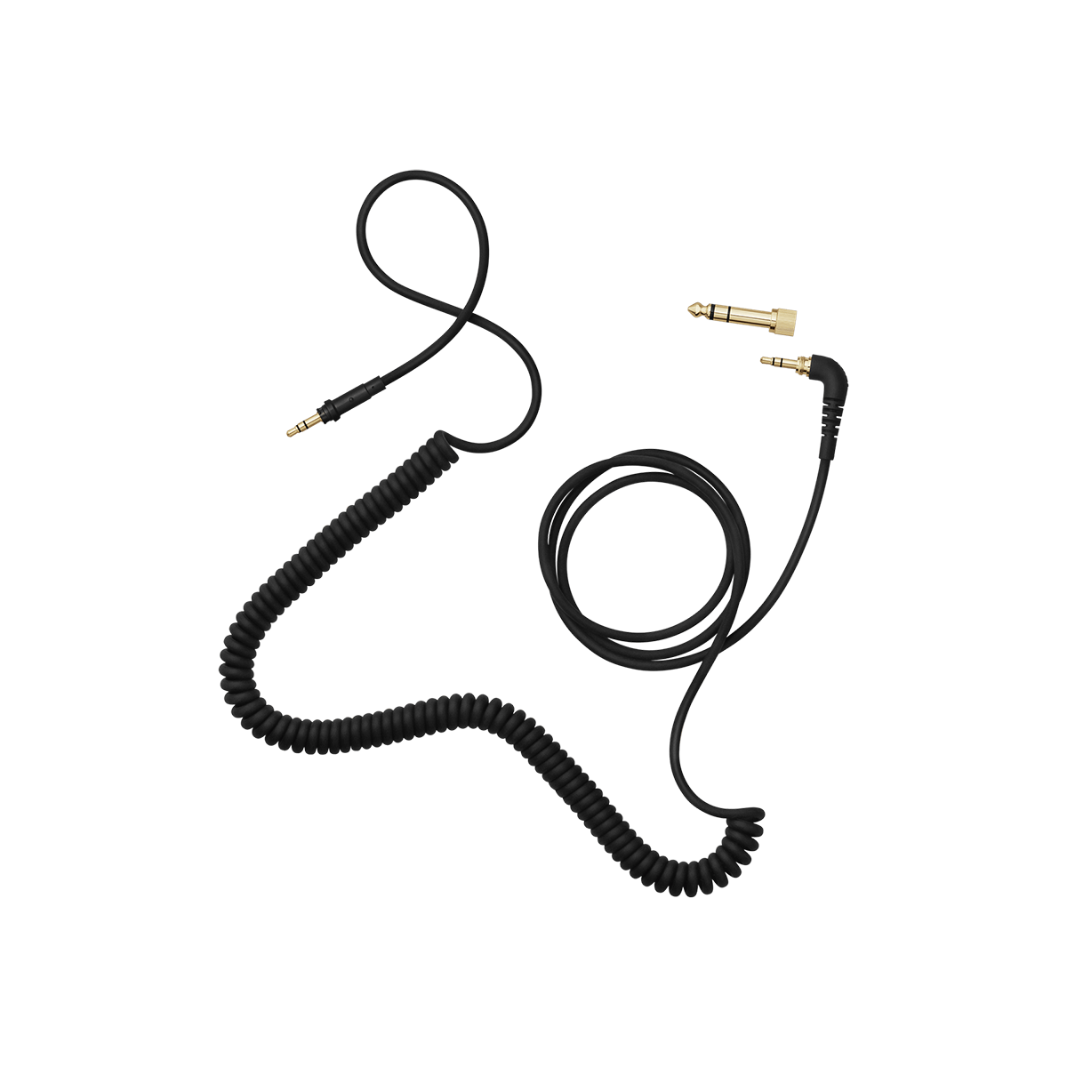 Aiaiai  C02 - Spiralkabel mit Adapter 1.5M Länge