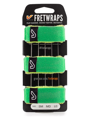 FretWraps 3er-Pack Blattgrün - Mittel
