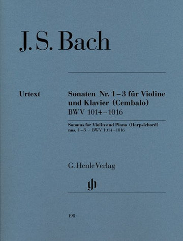 Bach J.S. - Sonatas For Violin And Piano (harpsichord) 1-3 BWV 1014-1016