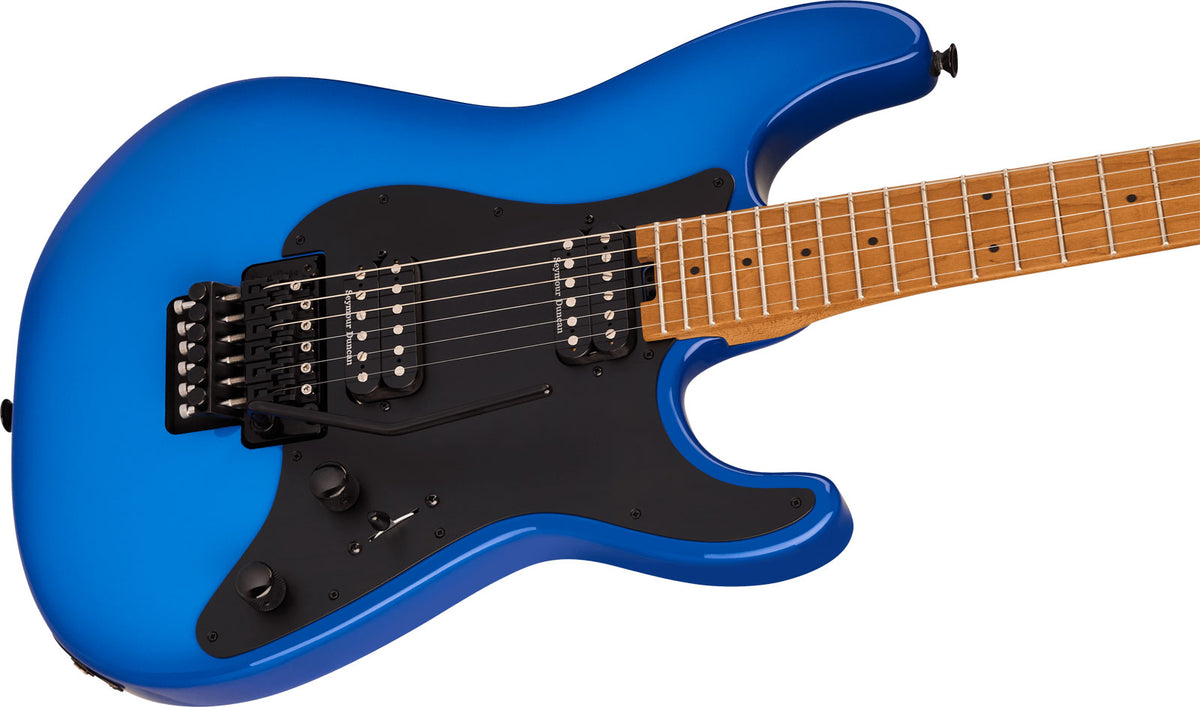 Pro-Mod Plus So-Cal Style 1 HH FR CM Karamellisierter MN Blauer Farbverlauf